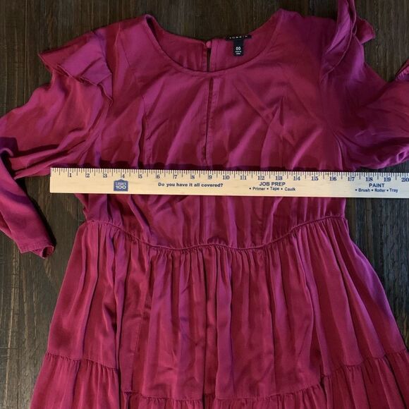 Torrid Purple/Mauvey Flouncy dress size ( 10-12 torrid sizing)‎ - Picture 6 of 7